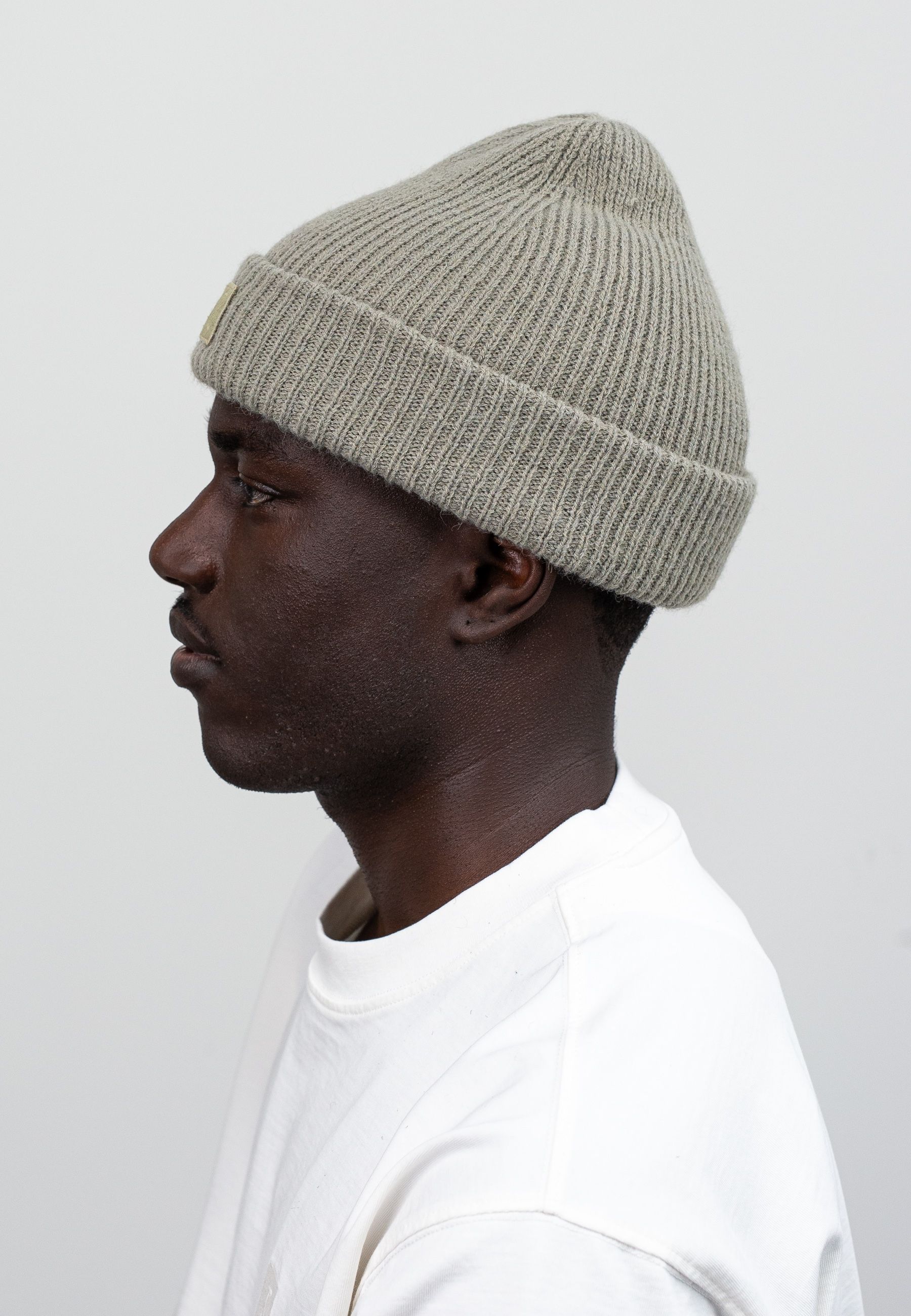 Army Wool Hook Beanie