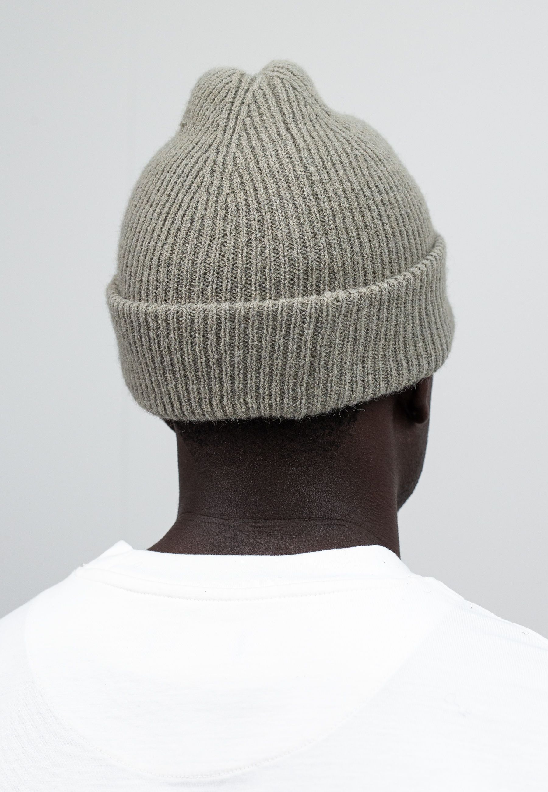 Army Wool Hook Beanie