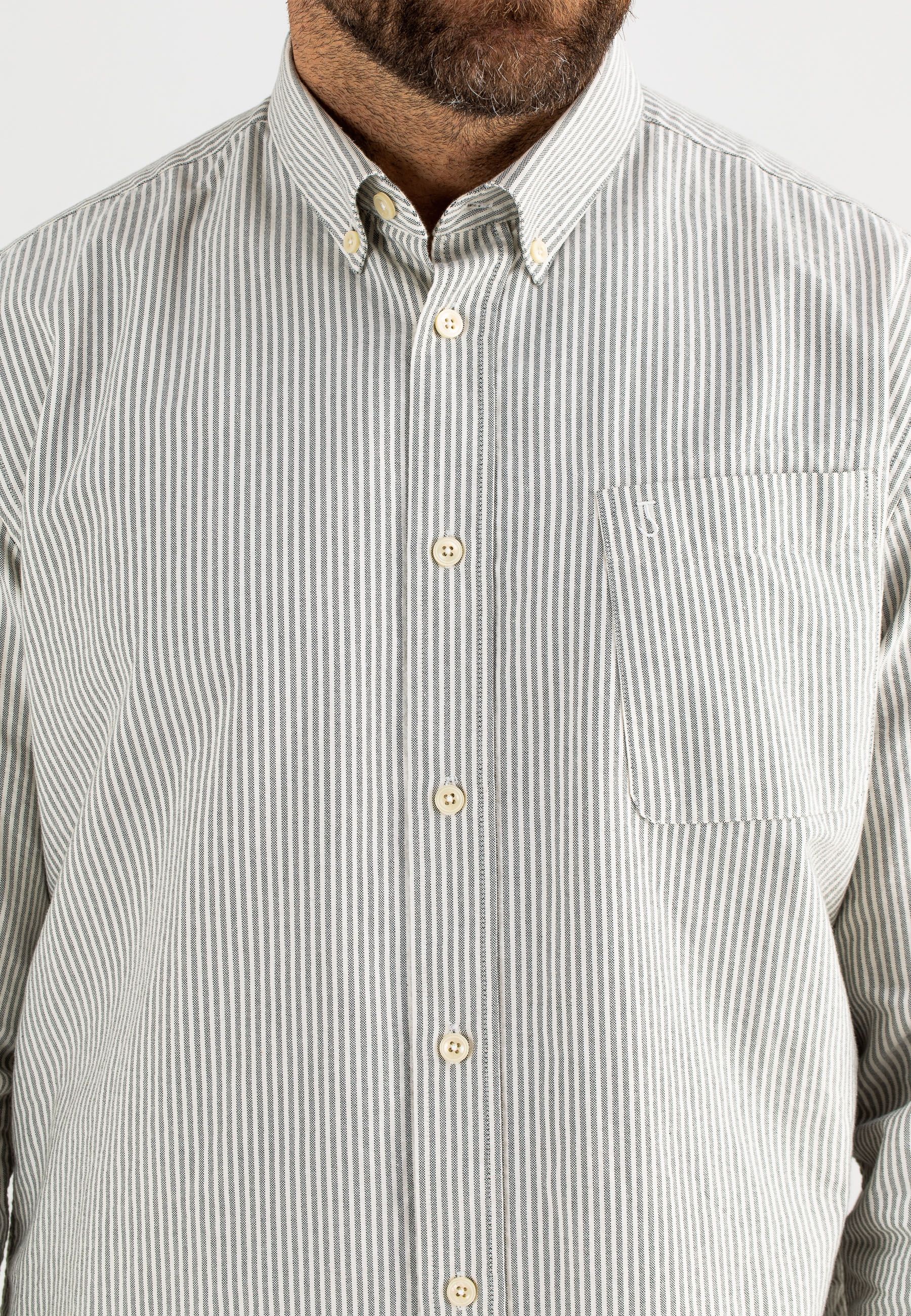 Aidan Oxford Stripe Shirt