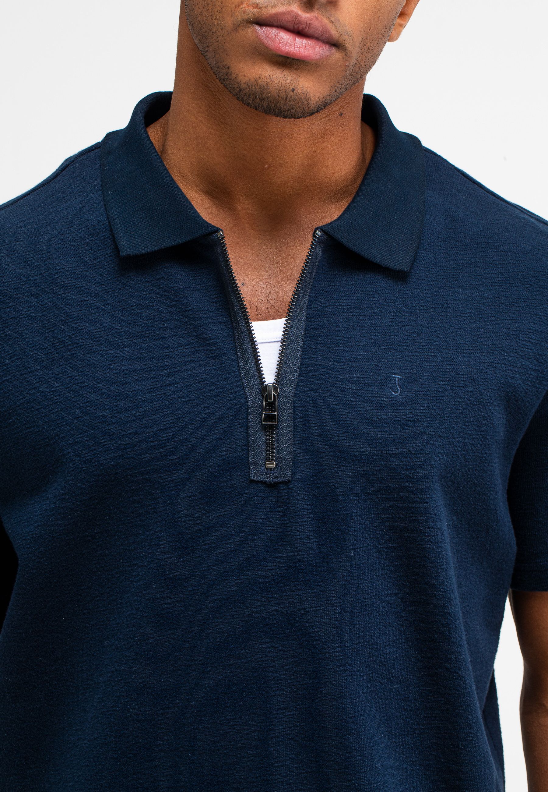 Adrien Loose Zip Polo