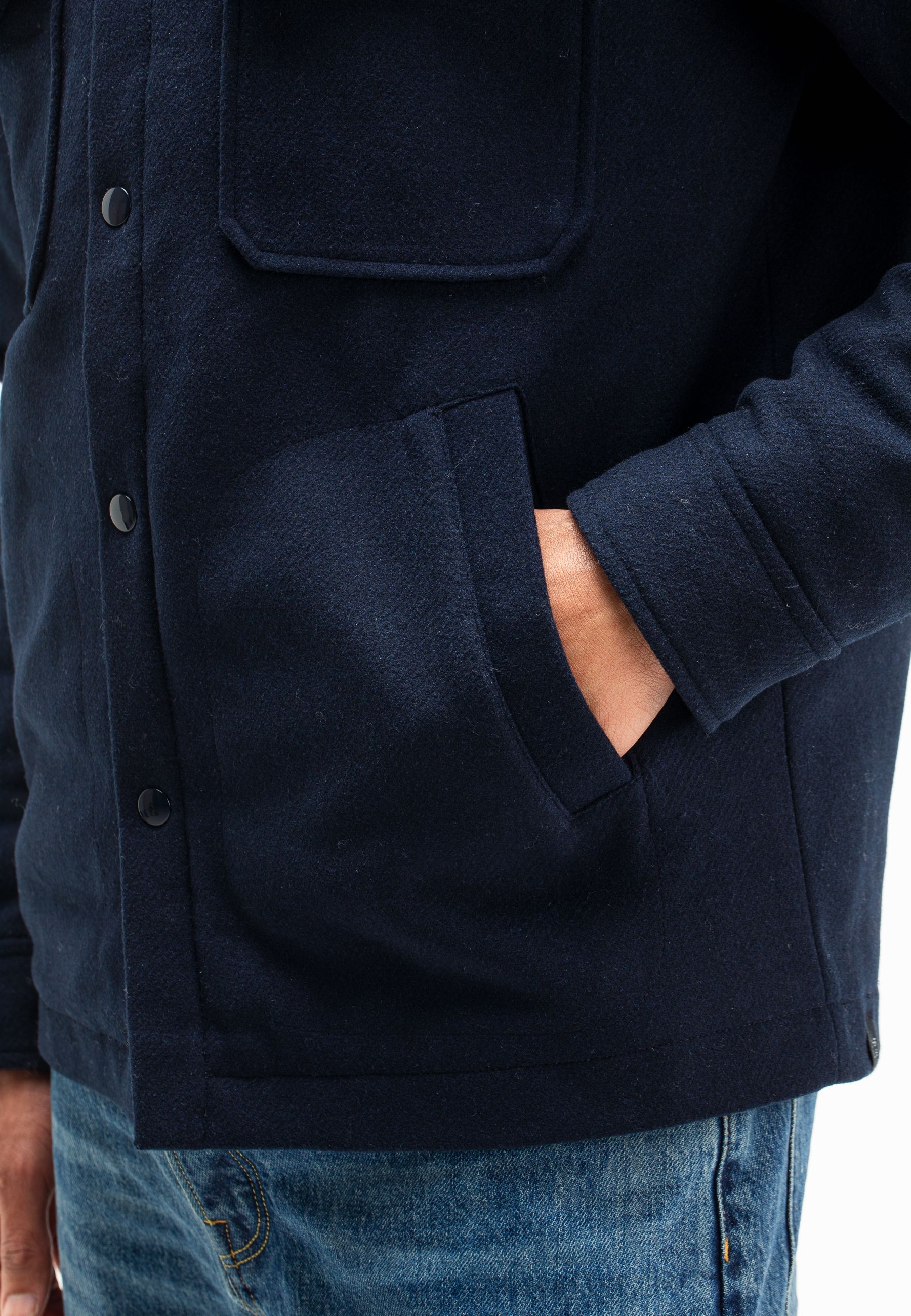 Norbu Padded Wool Overshirt