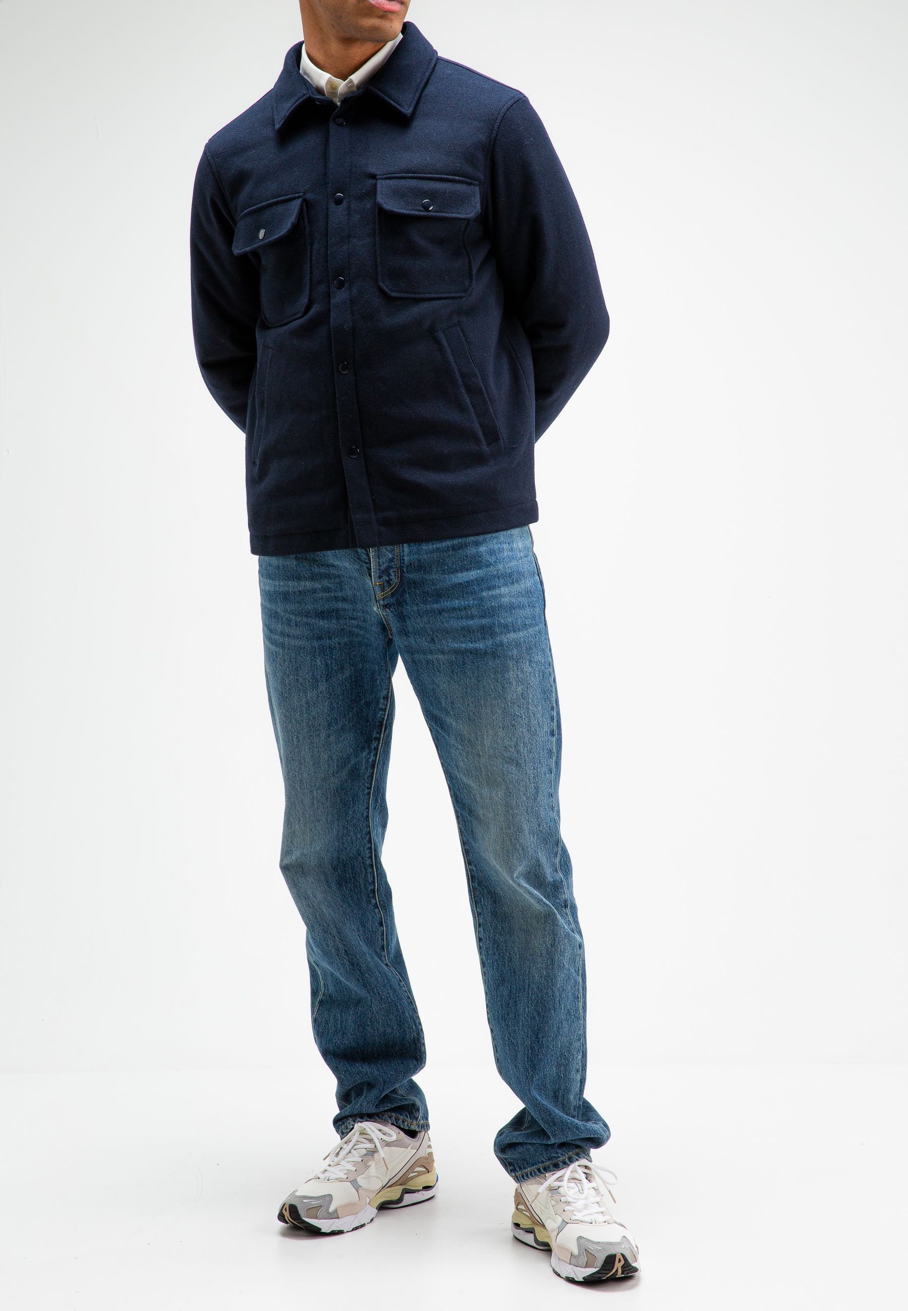 Norbu Padded Wool Overshirt