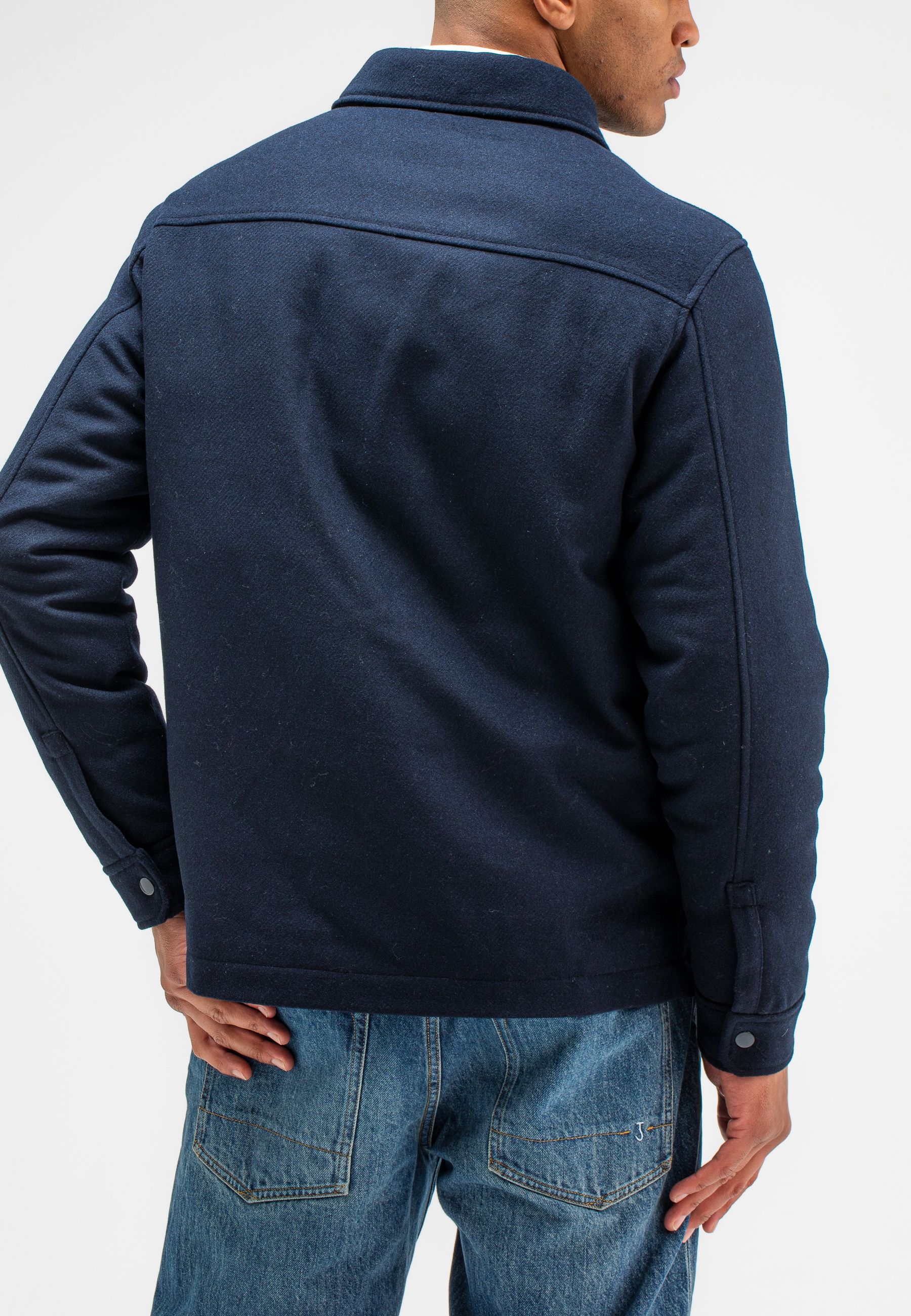 Norbu Padded Wool Overshirt