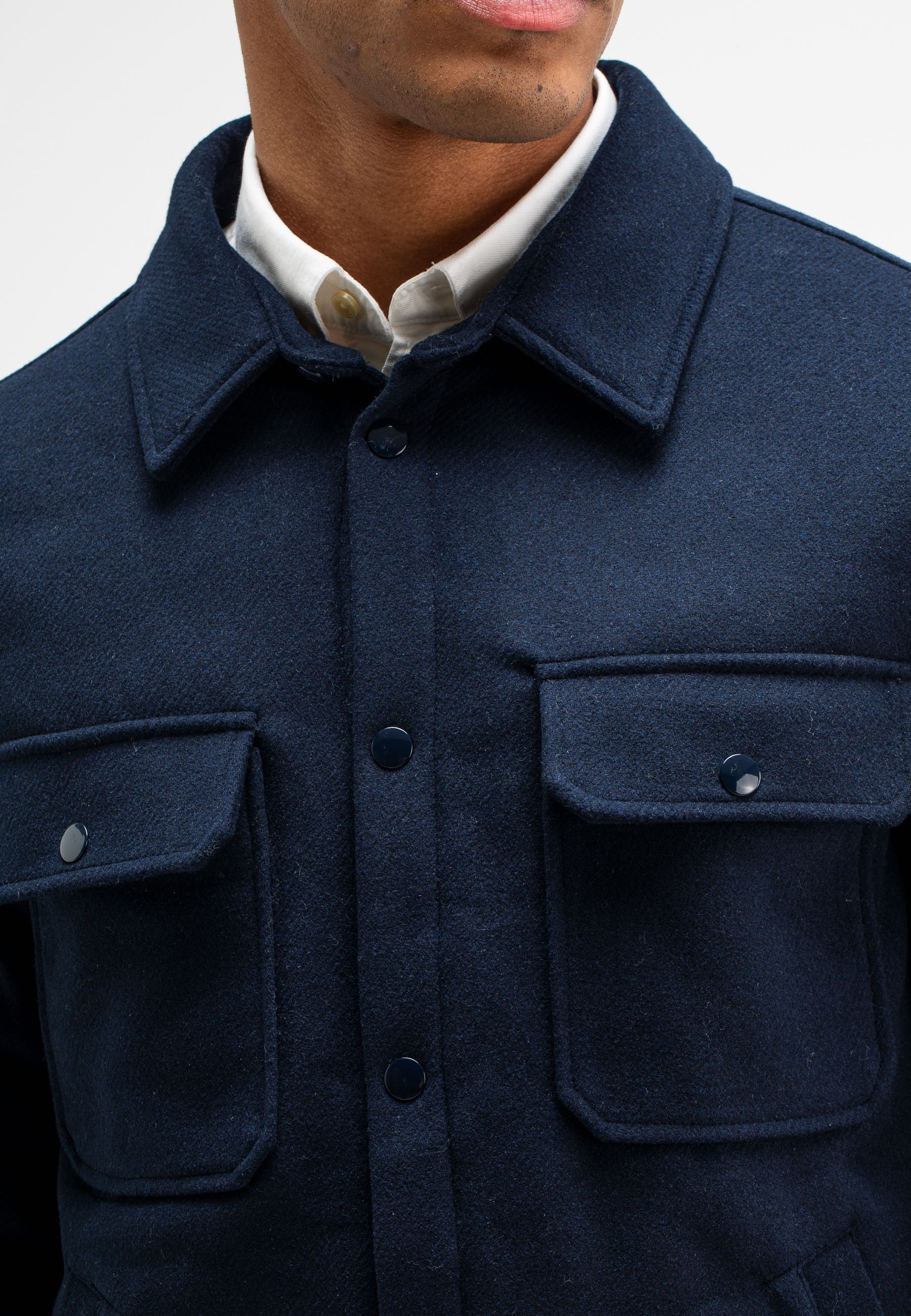 Norbu Padded Wool Overshirt