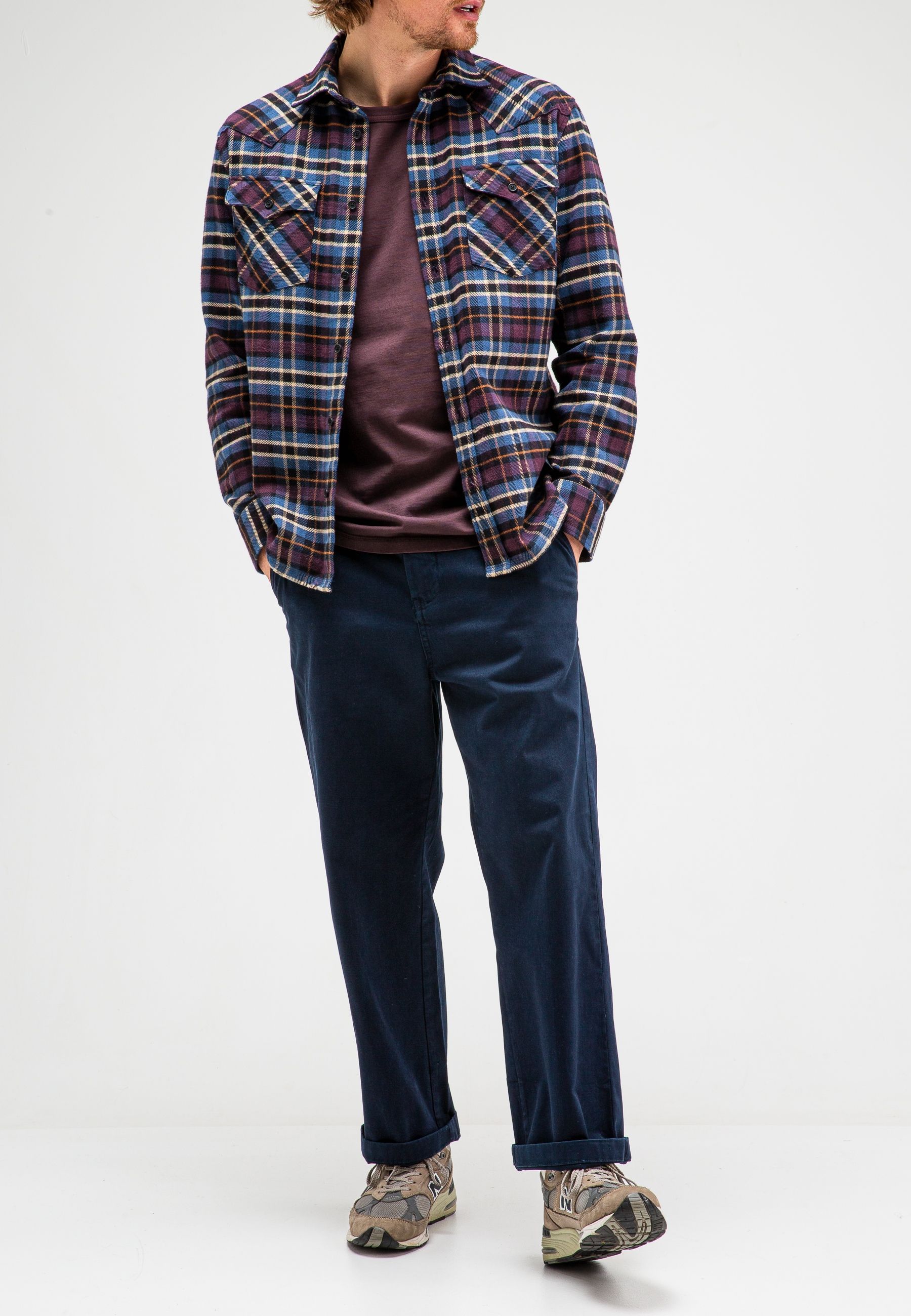 Lanton Western Check Shirt