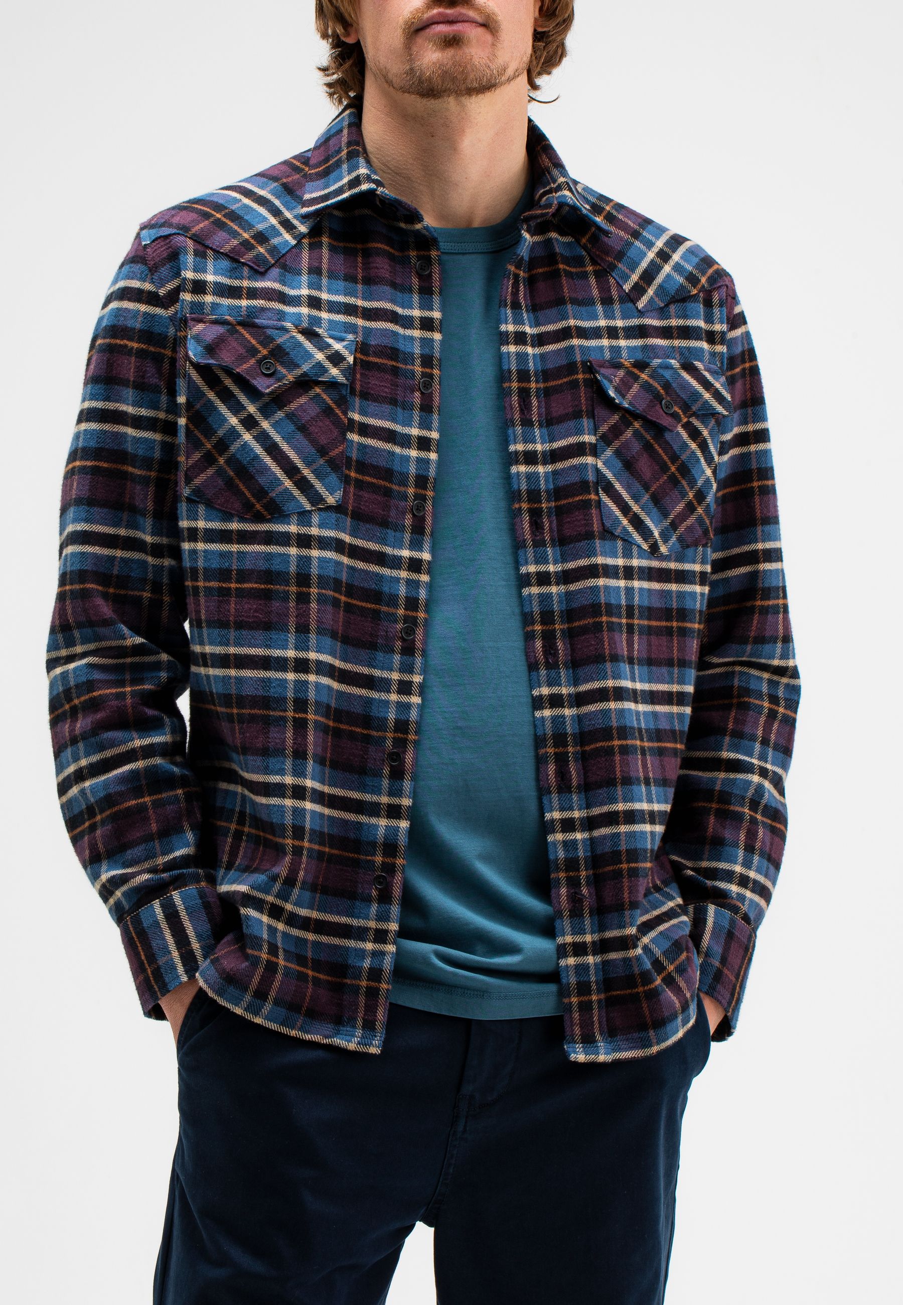 Lanton Western Check Shirt