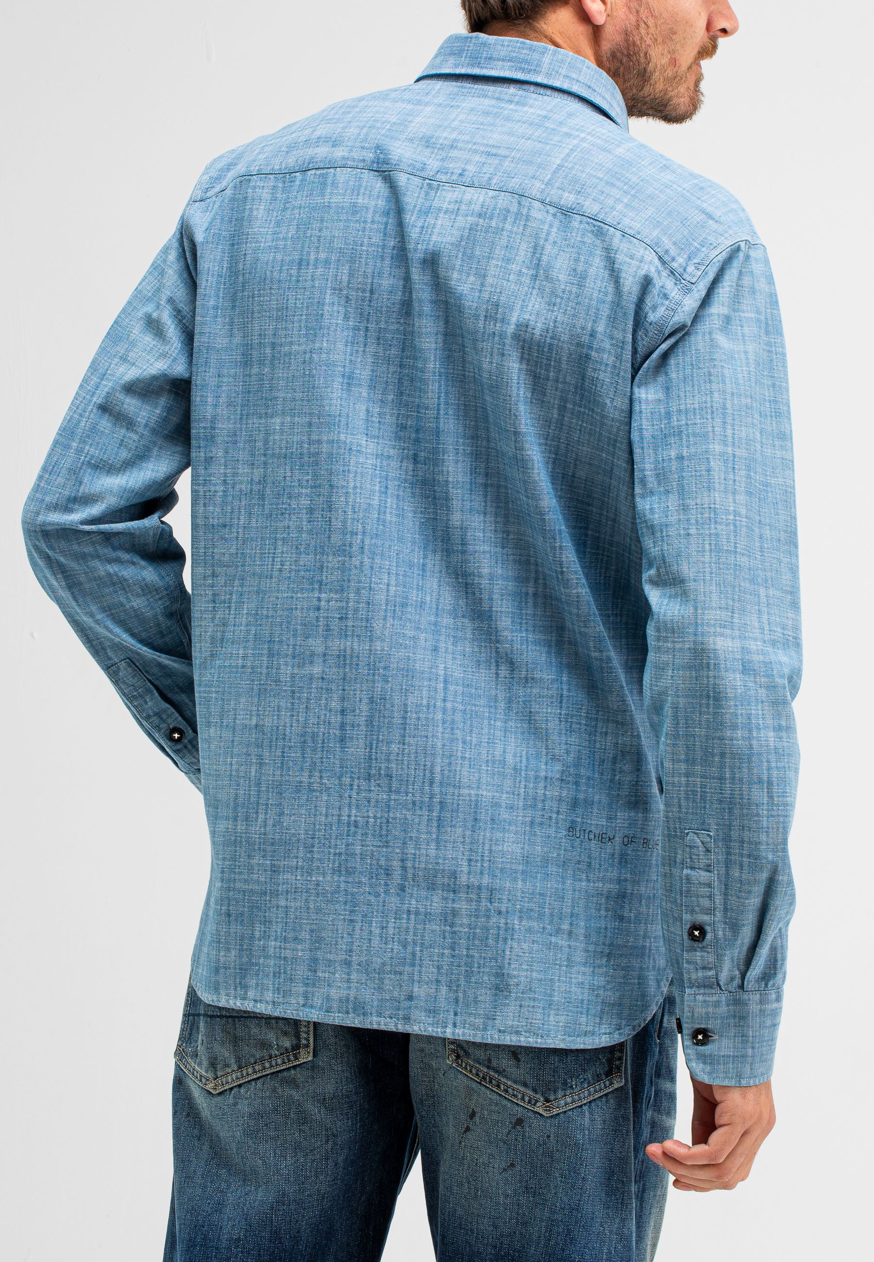 Aidan Worker Chambray Shirt