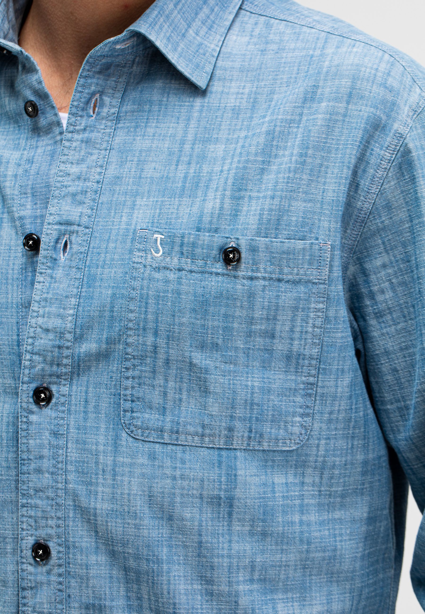 Aidan Worker Chambray Shirt