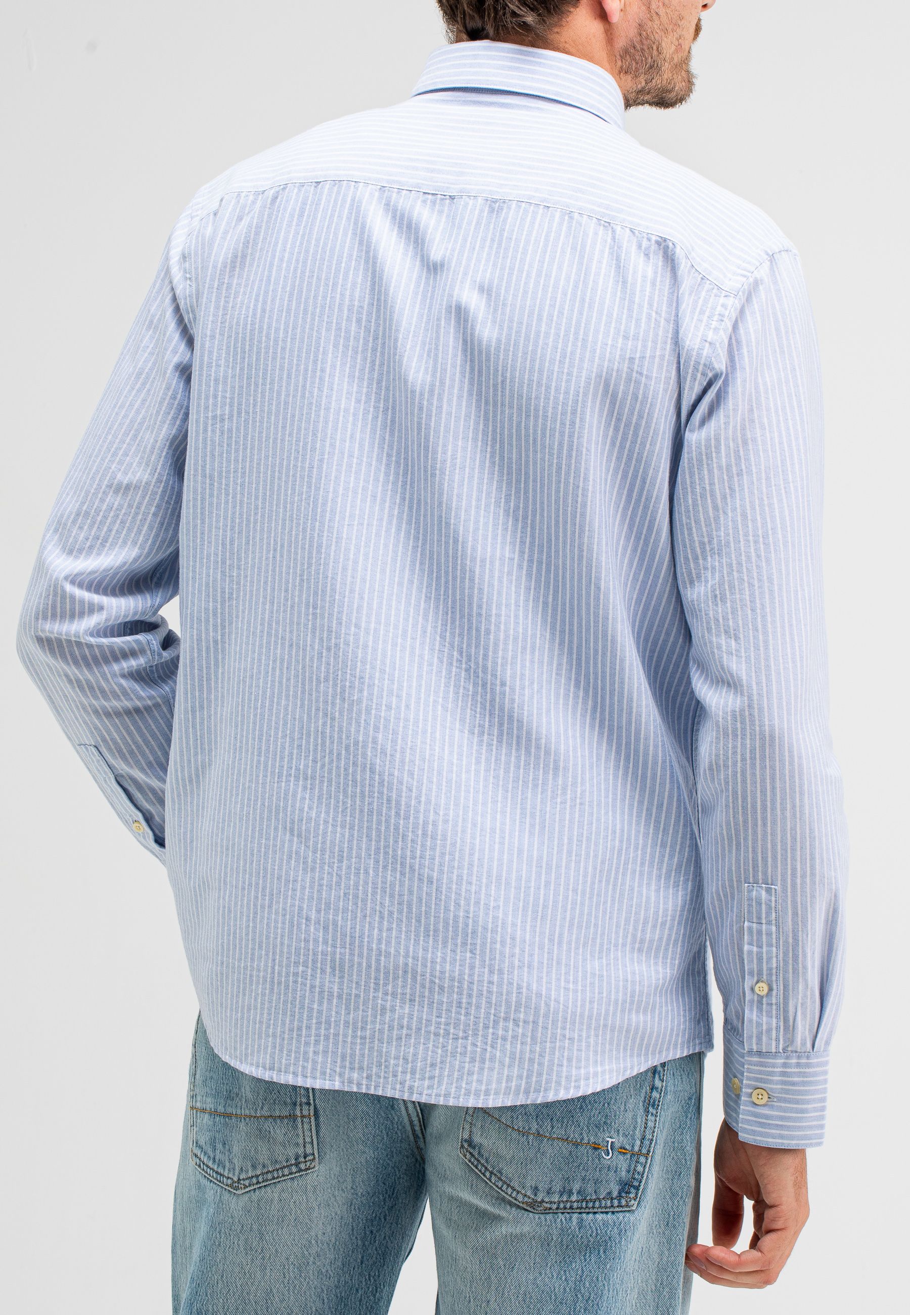 Aidan Oxford  Bold Stripe Shirt