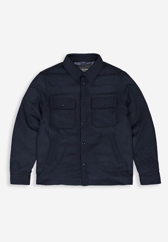 Norbu Padded Wool Overshirt